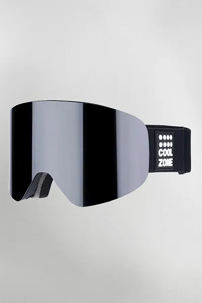 Маска чёрная магнитная горнолыжная Cool Zone