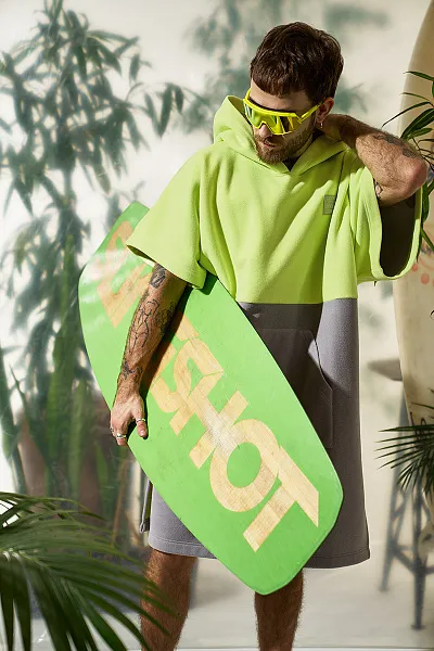 Пончо флисовое