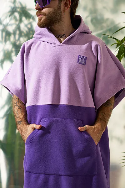 Пончо флисовое