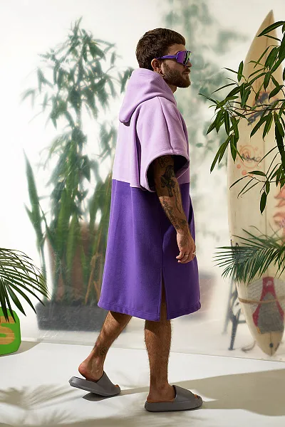 Пончо флисовое