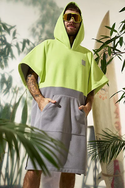 Пончо флисовое