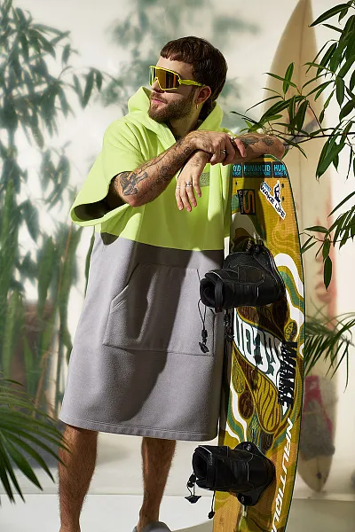 Пончо флисовое