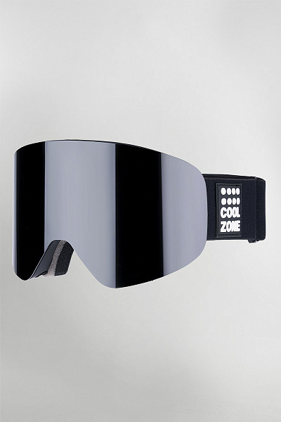 Маска чёрная магнитная горнолыжная Cool Zone
